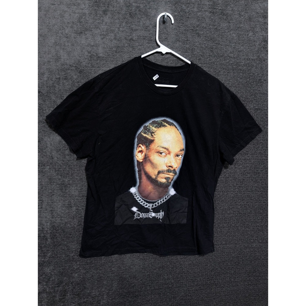 Dogg Supply Snoop Dogg Graphic T-Shirt Mens XL Black Hip Hop Streetwear Tee